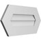 Ekena Millwork Half Round Surface Mount PVC Gable Vent w/ 3-1/2"W x 1"P Standard Frame, 24"W x 12"H GVPHR24X1201SN - alternate 4
